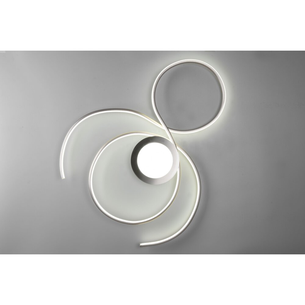 Trio-Leuchten JIVE Ceiling Light LED matt nickel, 1-light source