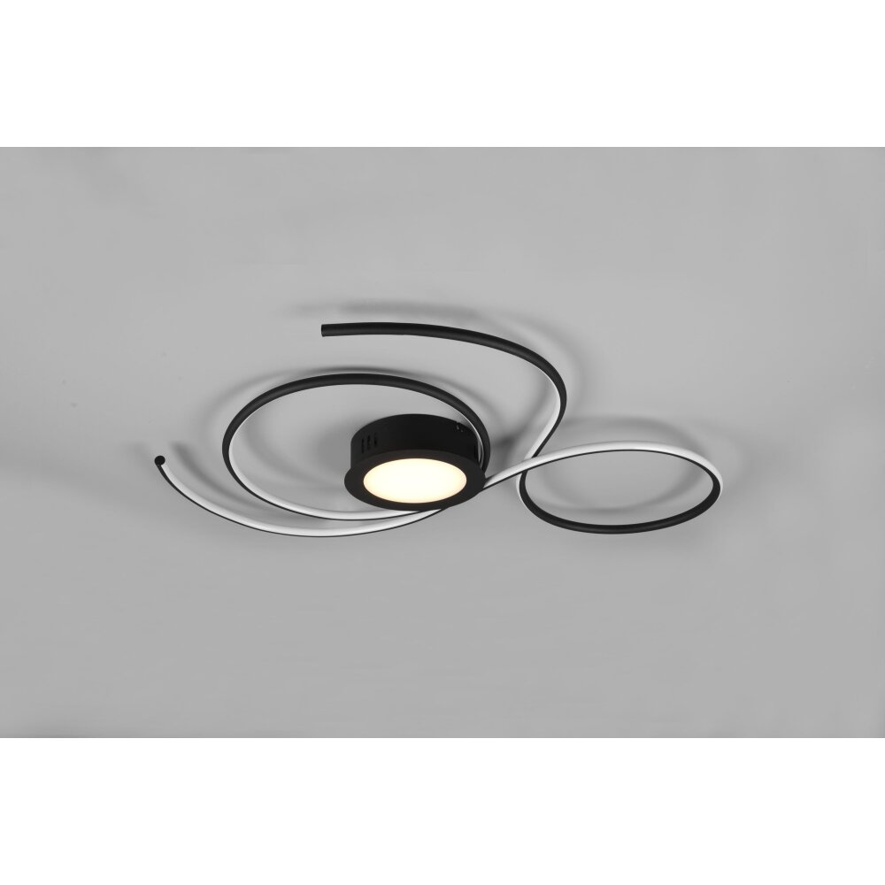 Trio-Leuchten JIVE Ceiling Light LED black, 1-light source, Remote control
