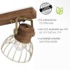 Leuchten-Direkt ALAMI Ceiling Light Dark wood, 2-light sources