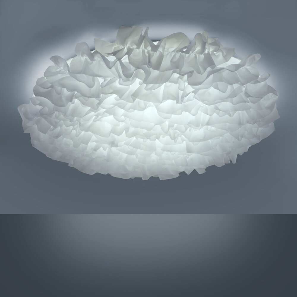 Leuchten-Direkt LOLASMART-NAOMI Ceiling Light LED white, 1-light source, Remote control, Colour changer