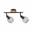 Leuchten-Direkt EUGEN Ceiling Light Ecru, black, 2-light sources