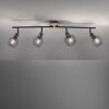 Leuchten-Direkt EUGEN Ceiling Light Ecru, black, 4-light sources