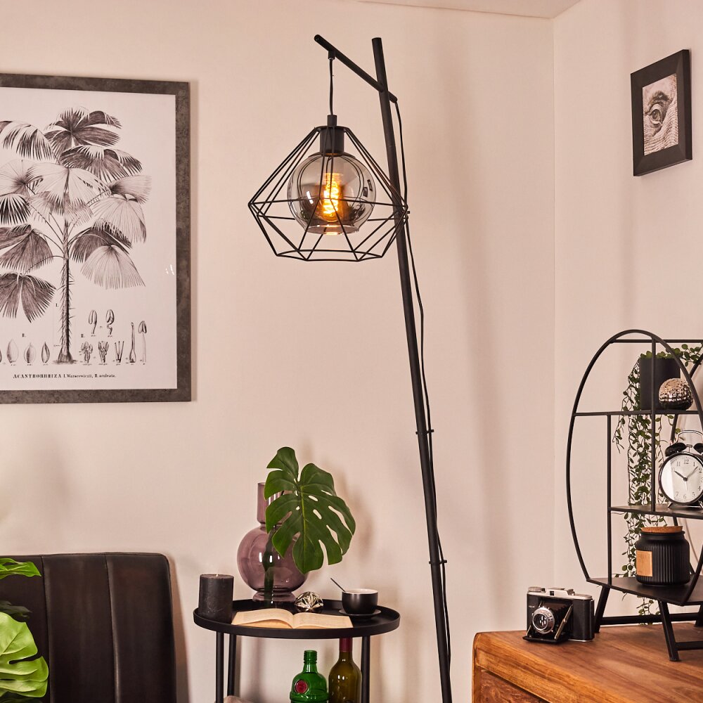 UARAU Floor Lamp black, 1-light source