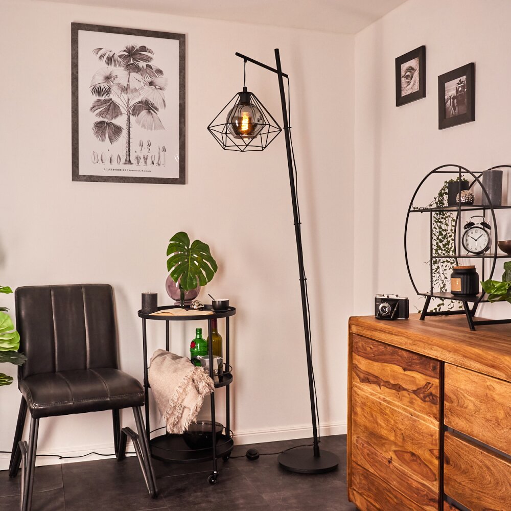 UARAU Floor Lamp black, 1-light source