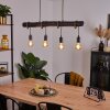 LARIFANO Pendant Light brown, black, 4-light sources