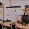 LARIFANO Pendant Light brown, black, 4-light sources