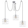 Globo MERRIL Pendant Light galvanized, 3-light sources