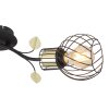 Globo LALLY Wall Light brass, black, 2-light sources