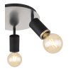 Globo JOSEBA Ceiling Light black, 3-light sources