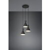 Reality ENZO Pendant Light black, 3-light sources