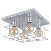 Globo MERRIL Ceiling Light galvanized, 4-light sources