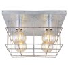 Globo MERRIL Ceiling Light galvanized, 4-light sources