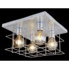 Globo MERRIL Ceiling Light galvanized, 4-light sources