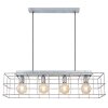 Globo MERRIL Pendant Light galvanized, 4-light sources