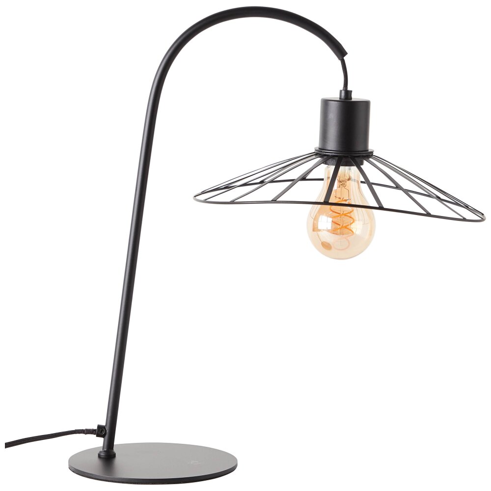 Brilliant-Leuchten LEIKA Table lamp black, 1-light source