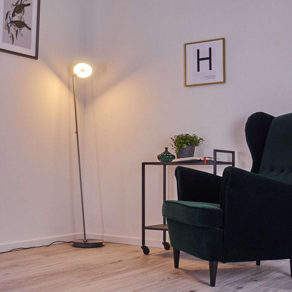 UMAG Floor Lamp LED stainless steel, 1-light source