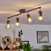 BARIPADA Ceiling Light anthracite, chrome, 4-light sources