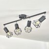 BARIPADA Ceiling Light anthracite, chrome, 4-light sources