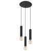 Globo MARION Pendant Light black, 3-light sources