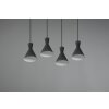 Reality ENZO Pendant Light black, 4-light sources