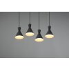 Reality ENZO Pendant Light black, 4-light sources