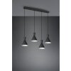 Reality ENZO Pendant Light black, 4-light sources