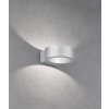 Fischer-Honsel TORRES Outdoor Wall Light LED silver, 1-light source