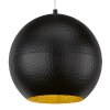 Fischer-Honsel MYLON Pendant Light black, 1-light source