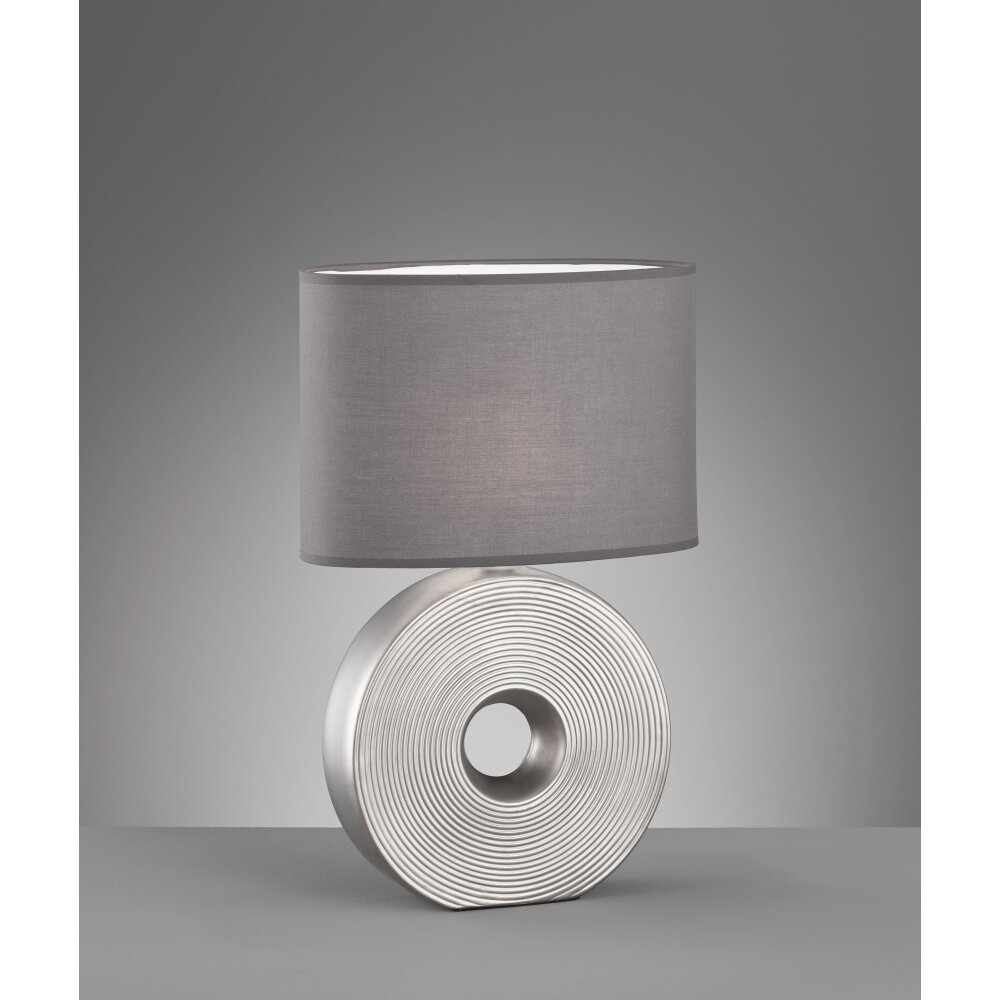 Fischer-Honsel EYE Table lamp silver, 1-light source