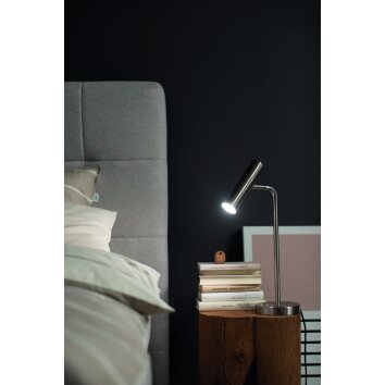 SCHÖNER-WOHNEN-Kollektion STINA Table lamp LED matt nickel, 1-light source