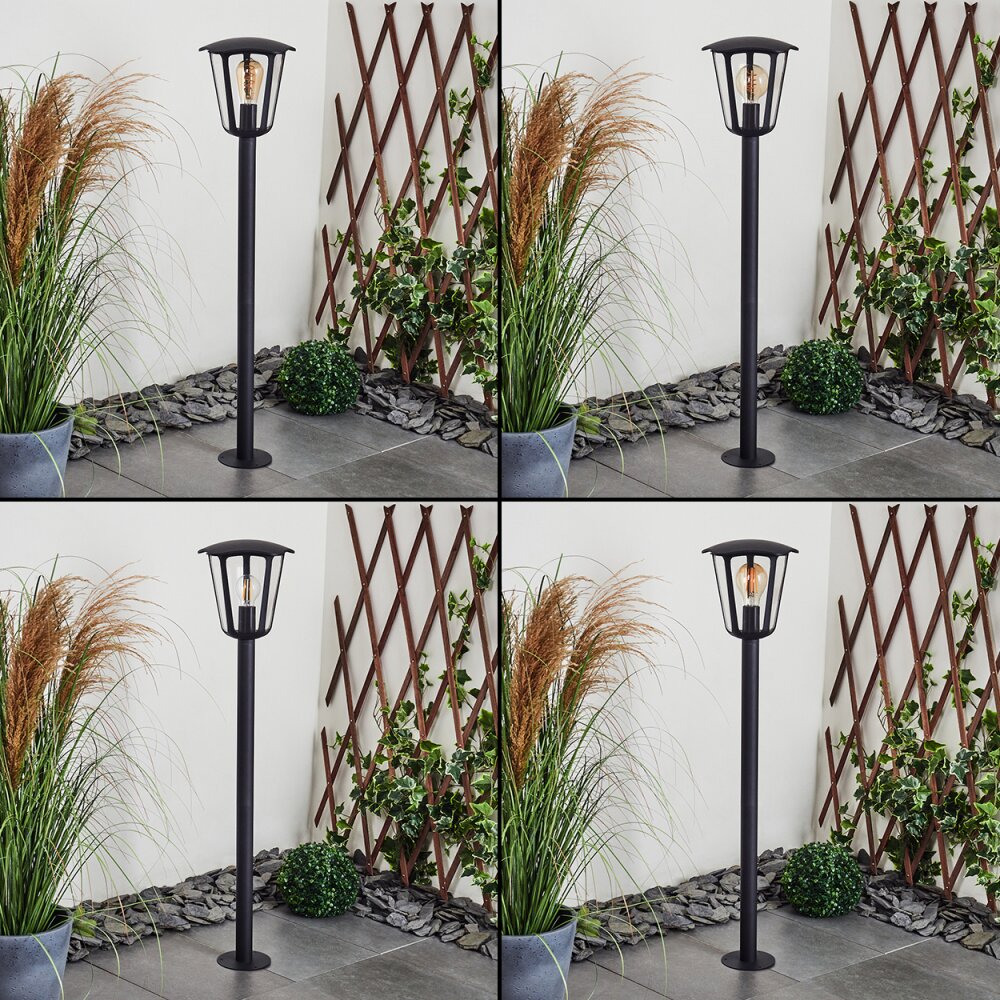 VENNESHAMM path light black, 1-light source