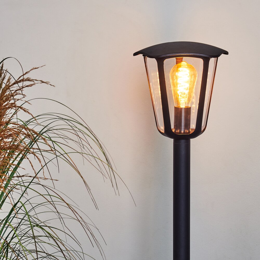 VENNESHAMM path light black, 1-light source