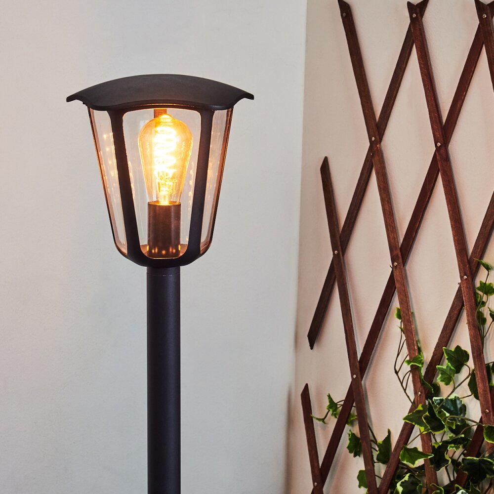 VENNESHAMM path light black, 1-light source