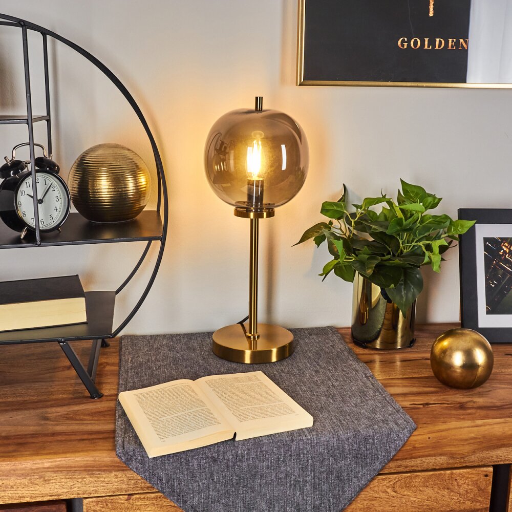 VERBANIA Table lamp brass, 1-light source