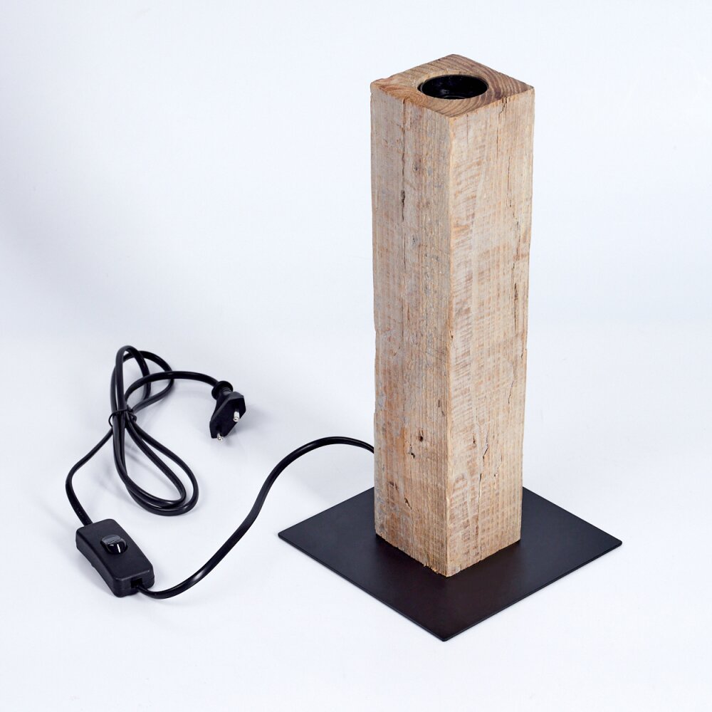 DERVILLE Table lamp Ecru, black, 1-light source