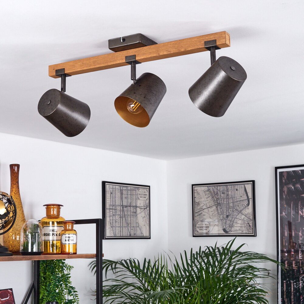GRESSOT Ceiling Light Ecru, matt nickel, 3-light sources
