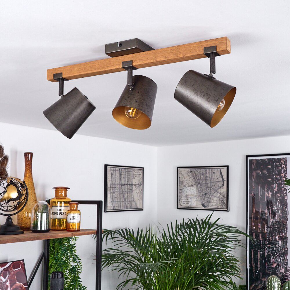 GRESSOT Ceiling Light Ecru, matt nickel, 3-light sources