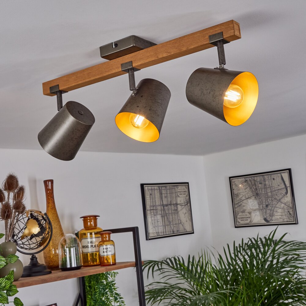 GRESSOT Ceiling Light Ecru, matt nickel, 3-light sources