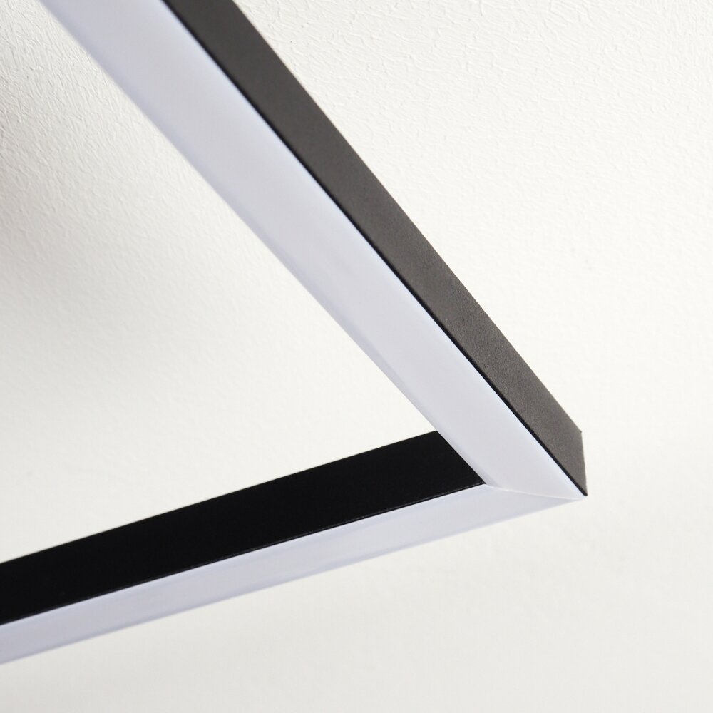 HYACINTHE Ceiling Light LED black, white, 1-light source