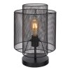 Globo AUGUSTIN Table lamp black, 1-light source