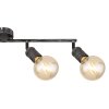 Globo OTTILIE Ceiling Light dark brown, matt nickel, 4-light sources