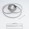 DEMAINE Ceiling Light LED grey, 1-light source