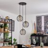 BUIHOMAU Pendant Light black, 3-light sources