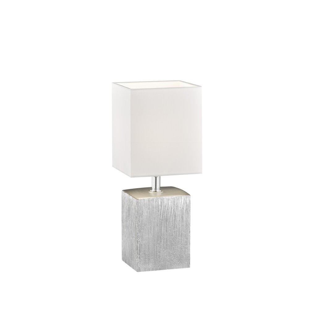 Fischer-Honsel FLENS Table lamp silver, 1-light source