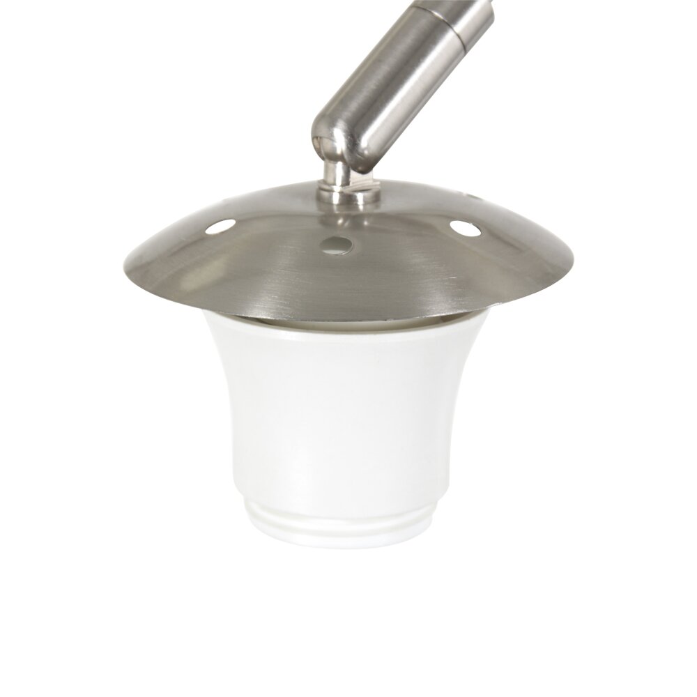 Steinhauer SPARKLED LIGHT Wall Light brushed steel, 1-light source