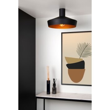 Lucide CARDIFF Ceiling Light black, 1-light source