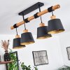 TATODERE Ceiling Light brown, black, 4-light sources