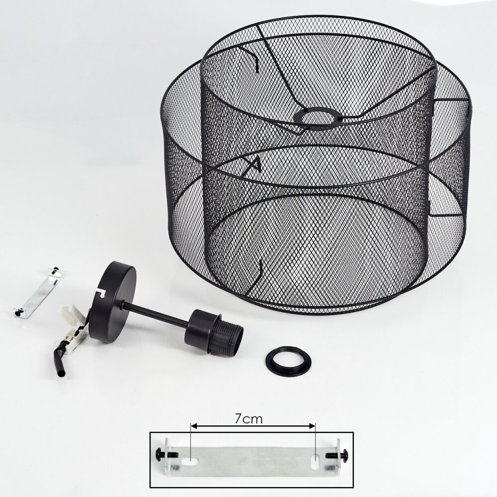 AMSOLDINGEN Ceiling Light black, 1-light source