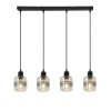 Globo LAZARUS Pendant Light black, 4-light sources