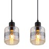 Globo LAZARUS Pendant Light black, 4-light sources